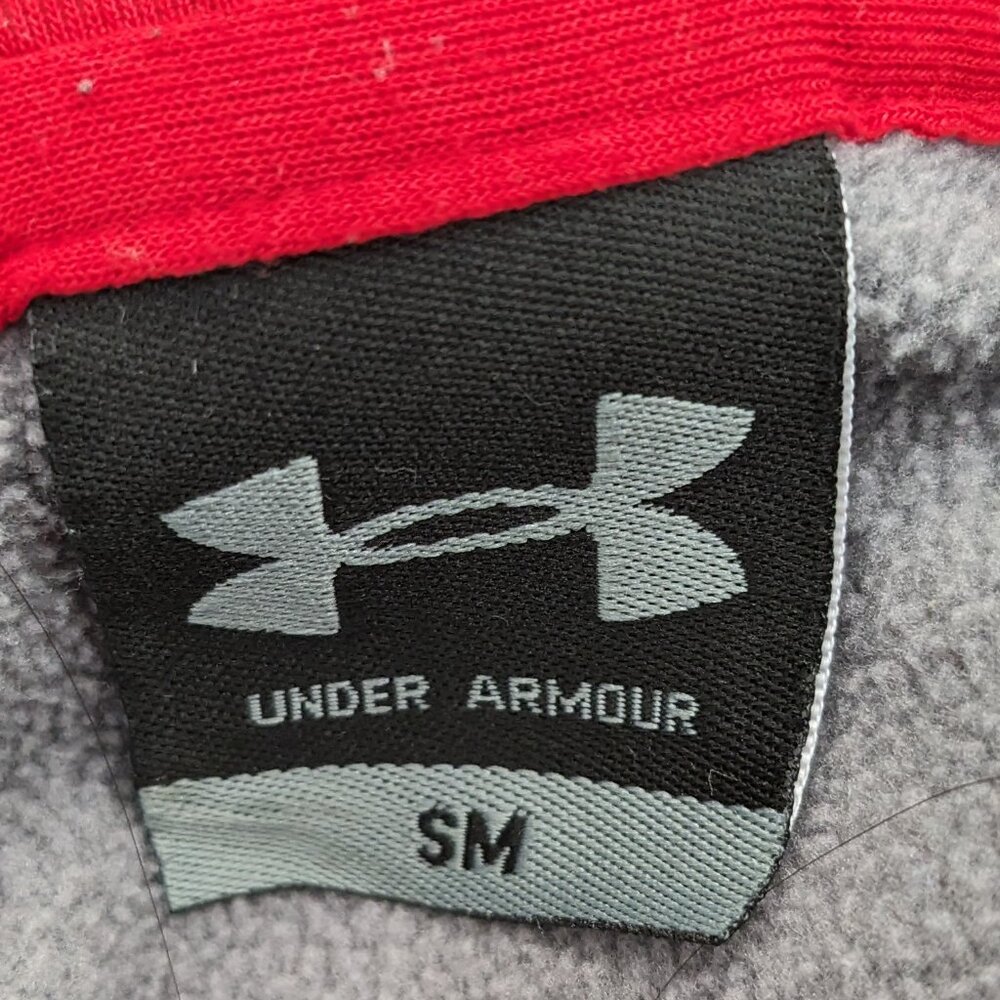 Under Armour Men's UA  Fleece Big Logo Hoodie Size SM Gray - Picture 8 of 9